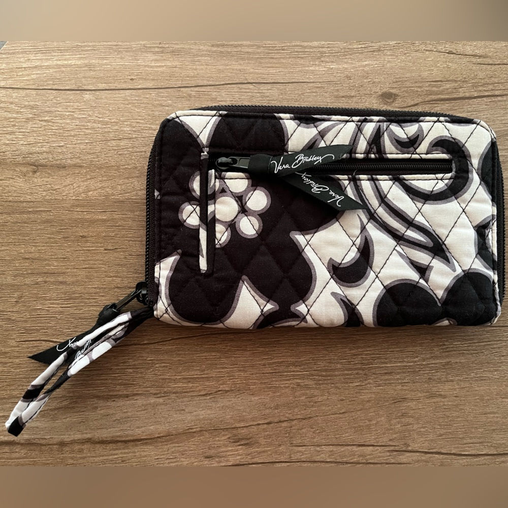 Vera Bradley Night & Day Retired Pattern Opera Wallet Wristlet HARD TO FIND ITEM